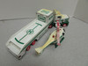 HESS 1995 TRAILER WITH HELICOPTER YELLOWED WITH AGE NO BOX L247