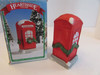 Hearthside Village Porcelain Telephone Booth Red 3.75"H Boxed