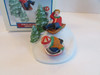 Lemax 83249 Geronimo! Kids Sleigh Riding Downhill Accessor Village 1998