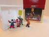 Lemax 73224 Waiting for the Bus Snowball Fight School Bus  Figures Village 1997