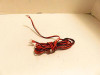 HOOK-UP WIRE-  RED / BLACK - W/CONNECTORS AT ONE END- EXC.- H21
