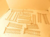 PLASTIC FENCE SECTIONS- 14 PIECES W/GATE- 0/027 SCALE- EXC.- S31DD