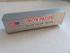 HO TRAINS - UNION PAC. TRAILER W/FLAG & FRAME  NEW  APPROX 5 1/2" LONG - W50