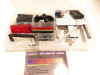 HO TRAINS BIN OF ASSORTED LIGHTED SIGNS & PARTS- GREAT MIX - B2R