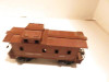 LIONEL POST-WAR TRAINS 6017 CABOOSE  NON-LIGHTED- GOOD - DARK BROWN- 027 - B12R