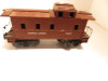 LIONEL POST-WAR TRAINS 6017 CABOOSE  NON-LIGHTED- GOOD - DARK BROWN- 027 - B12R