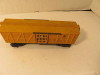 LIONEL TRAINS POST-WAR 6656 YELLOW STOCK CAR  - FAIR - 027 - B2R