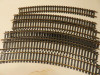 ATLAS HO - BRASS 18" RADIUS CURVES- 8 SECTIONS- GOOD -S17