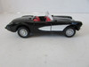 Maisto Diecast 1957 Black Convertible Corvette  1/39 scale  H8