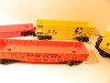 LIONEL TRAINS MPC 0/027 - FOUR FREIGHT CARS - CAB./GOND./FLAT/HPR- EXC- HB9