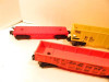 LIONEL TRAINS MPC 0/027 - FOUR FREIGHT CARS - CAB./GOND./FLAT/HPR- EXC- HB9