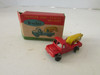 Vintage Miniature Hand Painted Antimony Red Wrecker Truck 2" Japan with Box H4
