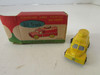 Vintage Miniature Hand Painted Antimony Yellow Oil Truck 2" Japan with Box H4