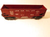 LIONEL POST-WAR TRAINS 6456 LEHIGH VALLEY HOPPER CAR- BURGUNDY- 027- GOOD --L212