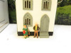 0/027 ACCESSORY- 6350 MODEL POWER LIGHTED ASSEMBLED CHURCH- EXC- SH
