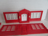 Bachmann O/027 Model RR Building Schoolhouse Grey Roof PR