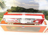 LIONEL TRAINS - 58535 SANTA FE WAR-BONNET TRANSPORT CAR - 0/027- NEW - S28