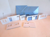 Vtg Bachmann Plasticville Ranch House Model Kit Blue Roof 0-027 incomple M34