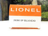 LIONEL TRAINS -  26390 SANTA FE BULKHEAD CAR - 0/027- NEW-  REPL. BX  B2R