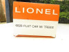 LIONEL TRAINS POST-WAR -  6826 LIONEL FLAT W/TREES (REPL. BOX & TREES)-EXC. B2R