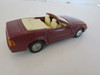 M.C. Toys  500SL Mercedes Benz Convertible 1/39  Scale Diecast Maroon   E1