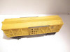 LIONEL TRAINS POST-WAR 6656 YELLOW STOCK CAR  - FAIR - 027 - M68