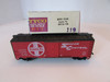 Tyco K311U:198 HO Scale Kit Built Santa Fe Shock Control Box Car Red Boxed E2