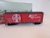 Tyco K311U:198 HO Scale Kit Built Santa Fe Shock Control Box Car Red Boxed E2