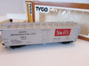 Tyco 329A:250 Swift Reefer Car #4226 40 foot HO Silver Boxed E2