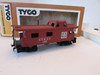 Tyco HO Santa Fe Caboose #7240 A.T. & S.F Boxed Red E2