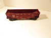 LIONEL POST-WAR TRAINS 6456 LEHIGH VALLEY HOPPER CAR- BURGUNDY- 027-FAIR -