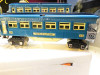 MTH TRAINS - BLUE COMET TINPLATE 1062-1 #263E STEAM LOCO & 4  CAR SET- W16