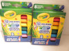 CRAYOLA- WASHABLE MARKERS PACK OF 8  - 2 PACKAGES- FREE SHIPPING - SH