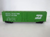 HO Burlington Northern 100024 50'  Box Car Green missing brake wheel E4