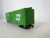 HO Burlington Northern 100024 50'  Box Car Green missing brake wheel E4