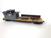 HO Tyco Santa Fe Crane Tender Maintenance #932 Grey  no brake wheel  E4