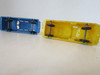 Vtg Renwal Vehicles Hard Plastic #143 Car Blue & #148 Yellow Oil Truck HO H7-e