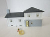 Bachmann Plasticville HO Scale Model Kit Split Level Ranch Grey Yellow PR