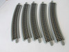 Bachmann EZ Track 30 Degree Curved Sections 5 pieces Nickel Silver 18" Radius E3