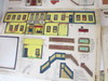 AHM Western Town Ministructures HO Cutouts Storefronts Race Track Prairie S31UU