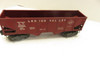 LIONEL POST-WAR TRAINS 6456 LEHIGH VALLEY HOPPER CAR- BURGUNDY- 027-FAIR - H16