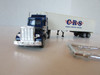 HO Scale Tractor Trailer C.R.S. Choice Reefer System Plastic 1/87 Built White H3