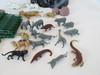 Lot of Safari Animals Wild Life Figures & Accessories Fencing Mountain L7