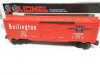 MPC LIONEL-  19217- BURLINGTON BOXCAR - 0/027- BOXED- NEW - HC4