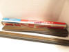 HO VINTAGE- BOX OF SIX SECTIONS OF READY TRACK W/PLASTIC BASE - EXC. - S19