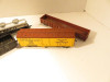HO TRAINS VINTAGE FIVE FREIGHT  CARS- GOOD FOR PARTS- SALE -HB9