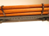 AMERICAN FLYER POST-WAR  'S' GAUGE ORIGINAL CNW FLAT CAR W/LOGS- FAIR - W8