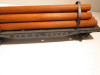 AMERICAN FLYER POST-WAR  'S' GAUGE ORIGINAL CNW FLAT CAR W/LOGS- FAIR - W8
