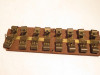 TERMINAL BAR (BUS BAR)  GREAT FOR WIRING- TWO SETS OF FOUR - M50