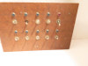 CUSTOM MADE SWITCH PANEL- TEN SWITCHES- FOR 0/027 TRAINS- EXC.- B2R